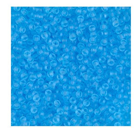 11/0 Matte Transparent Aqua, Miyuki Seed Bead, 11-148F