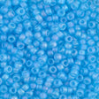 8/0 Matte Transparent Aqua AB, Miyuki Seed Bead, 11-148FR