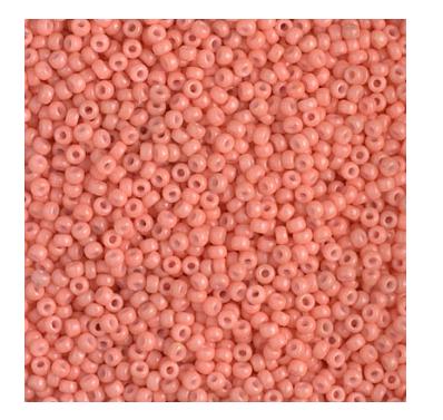 11/0 Duracoat Dyed Miyuki Seed Bead, Opaque Dark Salmon, 4462
