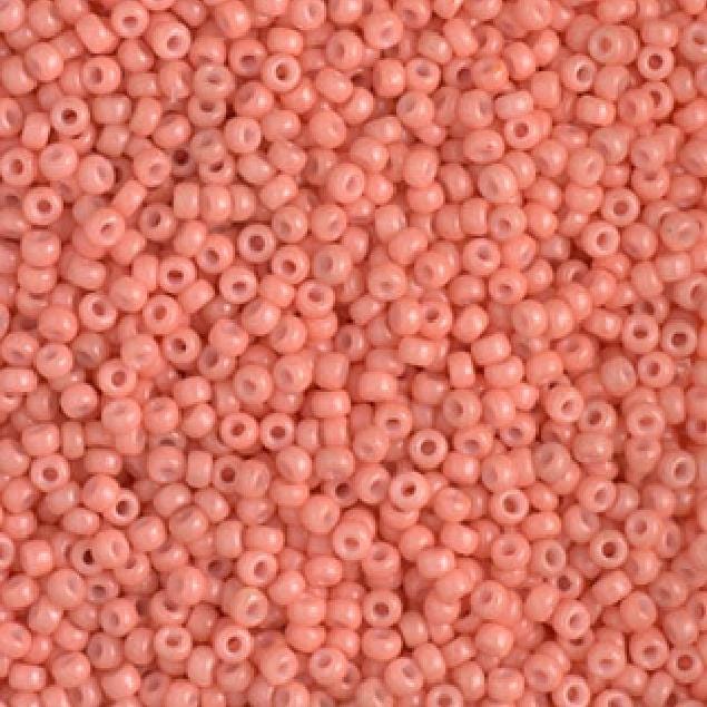 11/0 Duracoat Dyed Miyuki Seed Bead, Opaque Dark Salmon, 4462