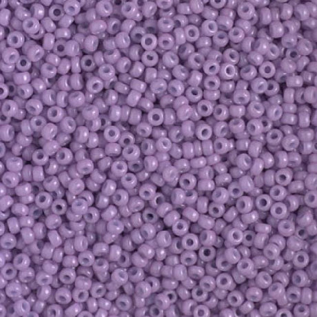 11/0 Duracoat Dyed Miyuki Seed Bead, Opaque Crocus, 4486