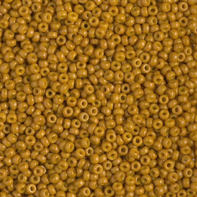 11/0 Duracoat Dyed Miyuki Seed Bead, Opaque Hawthrone, 4456