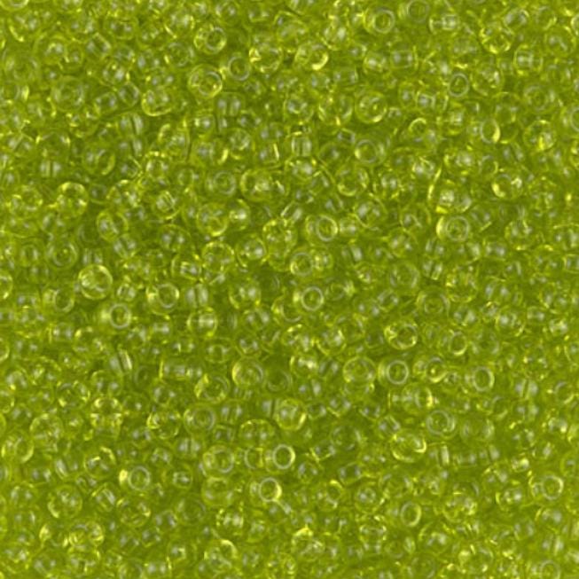11/0 Transparent Chartreuse, Miyuki Seed Bead, 11-143