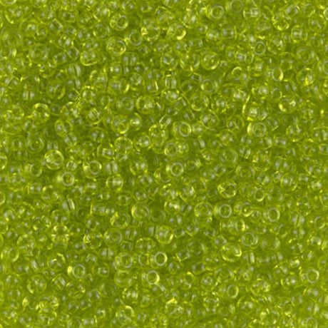 11/0 Transparent Chartreuse, Miyuki Seed Bead, 11-143