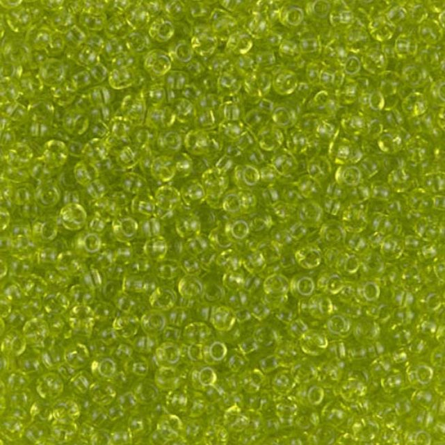 11/0 Transparent Chartreuse, Miyuki Seed Bead, 11-143