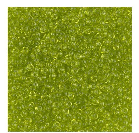 11/0 Transparent Chartreuse, Miyuki Seed Bead, 11-143
