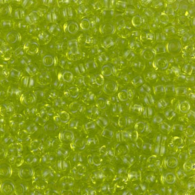 8/0 Transparent Chartreuse, Miyuki Seed Bead, 8-143