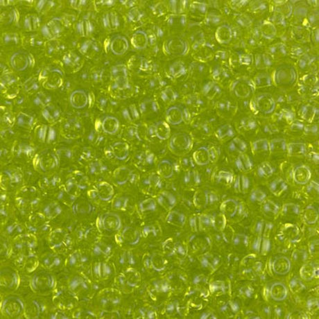 8/0 Transparent Chartreuse, Miyuki Seed Bead, 8-143