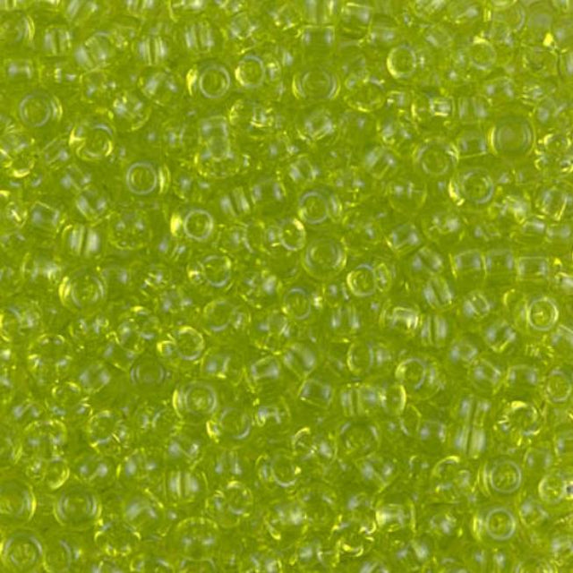 8/0 Transparent Chartreuse, Miyuki Seed Bead, 8-143
