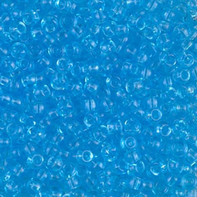 8/0 Transparent Aqua, Miyuki Seed Bead, 8-148