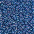8/0 Matte Transparent Capri Blue AB, Miyuki Seed Bead 8-149FR