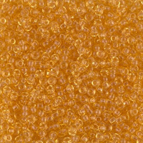 11/0 Transparent Light Topaz, Miyuki Seed Bead 11-132