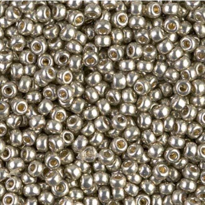 8-4221 Duracoat Galvanized Light Pewter, Miyuki Seed Bead, 8/0