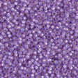 11/0 Dyed Lilac Silver Lined Alabaster, Miyuki Seed Bead 574