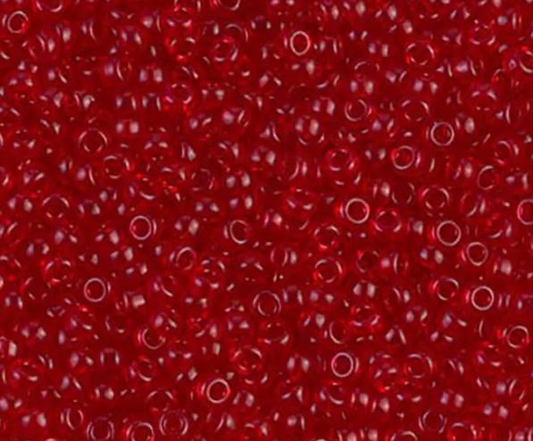 11-141 Transparent Ruby, Miyuki Seed Bead 11/0