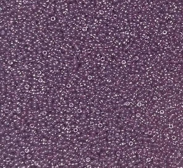 15/0 Light Amethyst Gold Luster Miyuki Glass Seed Beads, 316-10 grams