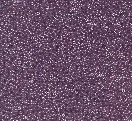 15/0 Light Amethyst Gold Luster Miyuki Glass Seed Beads, 316-10 grams