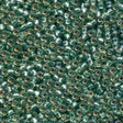 11/0 Duracoat Dyed Dark Sea Foam Silver Lined, Miyuki 4274 10 grams