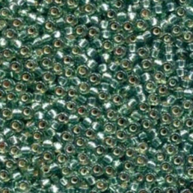 11/0 Duracoat Dyed Dark Sea Foam Silver Lined, Miyuki 4274 10 grams