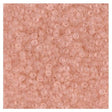 11/0 Matte Transparent Light Tea Rose, Miyuki Seed Bead 155F
