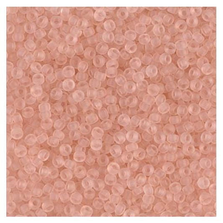 11/0 Matte Transparent Light Tea Rose, Miyuki Seed Bead 155F