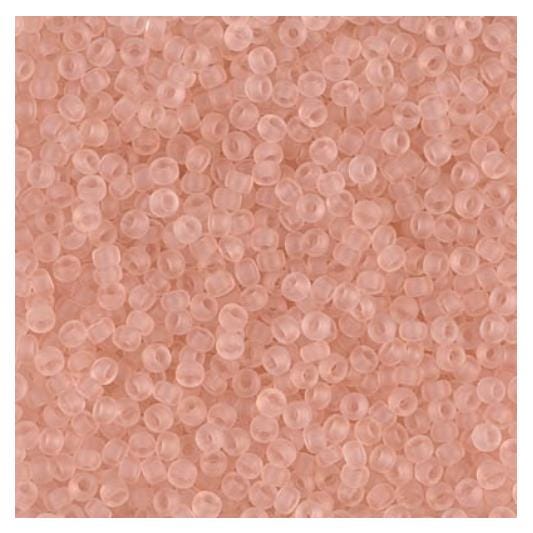 11/0 Matte Transparent Light Tea Rose, Miyuki Seed Bead 155F