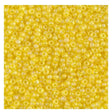 11/0 Matte Transparent Yellow AB, Miyuki Seed Bead 136FR