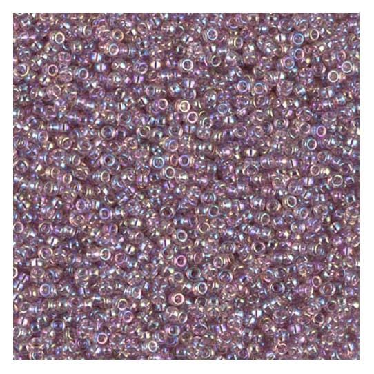 15/0 Transparent Smoky Amethyst AB, Miyuki Seed Bead 256