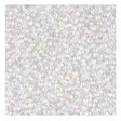 11/0 White Lined Crystal AB, Miyuki Seed Bead 284