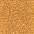 15/0 Matte Transparent Light Topaz, Miyuki Seed Bead 15-132F