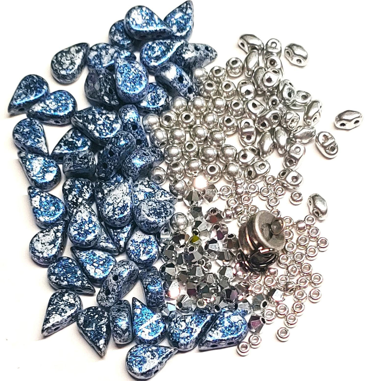 India Bracelet Kit-Amos par Puca beads. Pattern will be mailed with kit purchase, see Description for more details