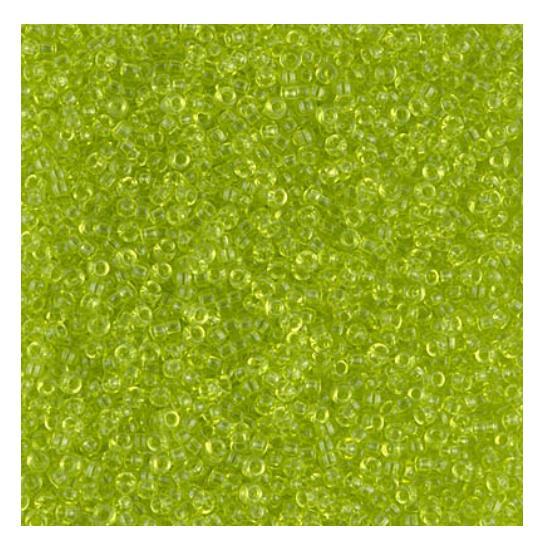 15/0 Transparent Chartreuse, Miyuki Seed Bead, 15-143