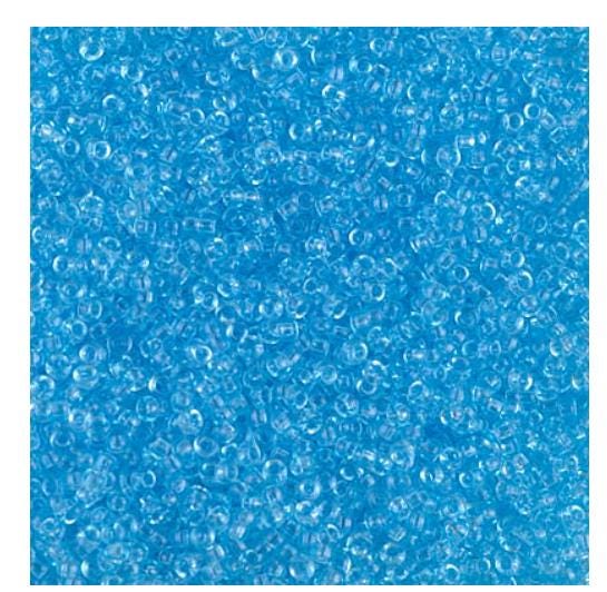 15/0 Transparent Aqua, Miyuki Seed Bead, 15-148