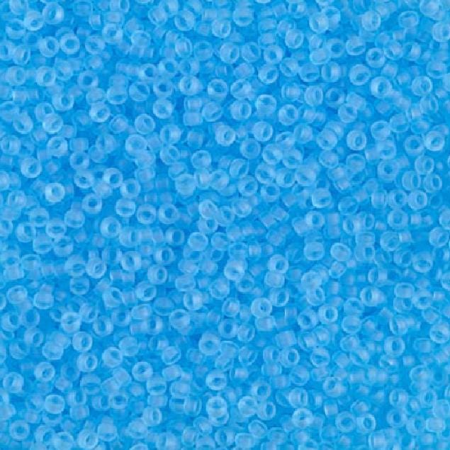 8/0 Matte Transparent Aqua, Miyuki Seed Bead, 8-148F