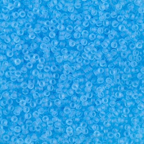 8/0 Matte Transparent Aqua, Miyuki Seed Bead, 8-148F
