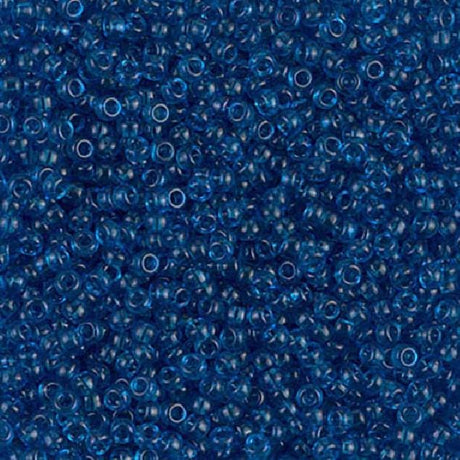 11/0 Transparent Capri Blue, Miyuki Seed Bead, 11-149