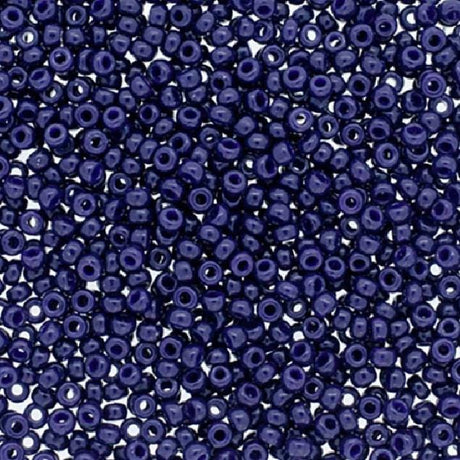 15/0 Duracoat Opaque Dark Navy, Miyuki Seed Bead 15-4494