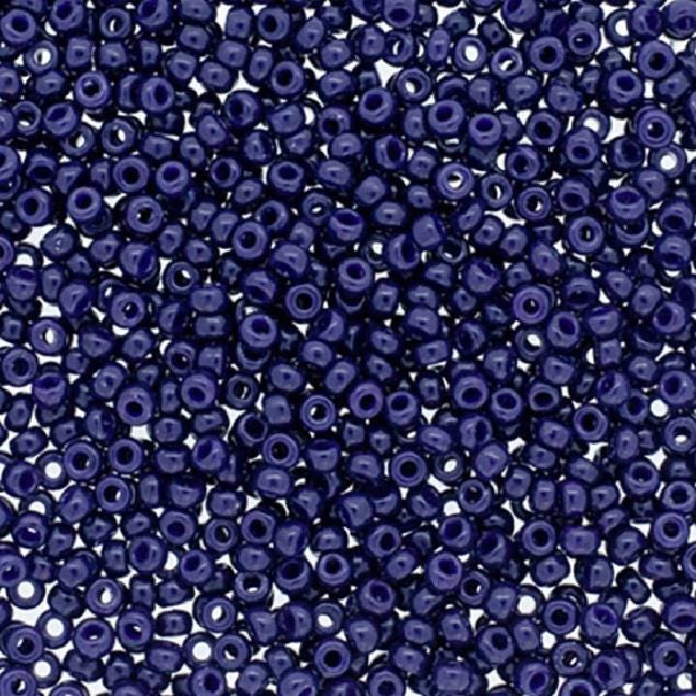 15/0 Duracoat Opaque Dark Navy, Miyuki Seed Bead 15-4494