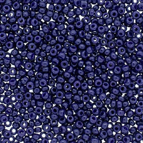 8/0 Duracoat Opaque Miyuki Seed Bead, Dark Navy, 4494