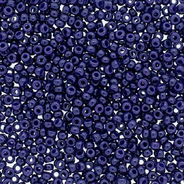 8/0 Duracoat Opaque Miyuki Seed Bead, Dark Navy, 4494