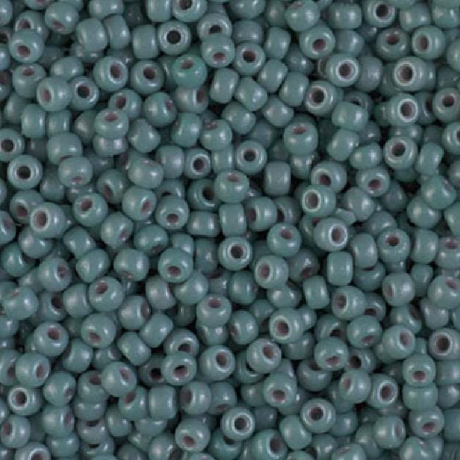 8/0 Duracoat Opaque Eucalyptus, Miyuki Seed Bead, 8-4481
