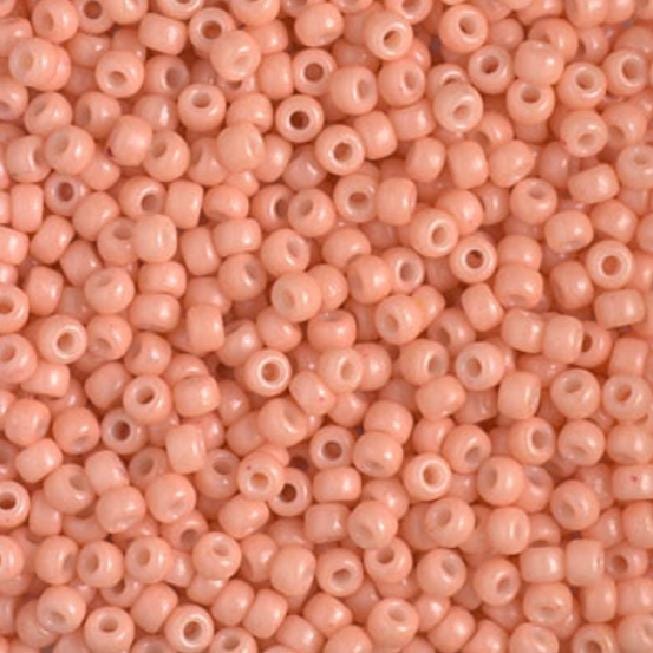 8/0 Duracoat Opaque Tea Rose, Miyuki Seed Bead, 4461-10 grams