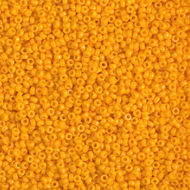 15-4453 Duracoat Opaque Dyed Light Squash, Miyuki Seed Bead 15/0