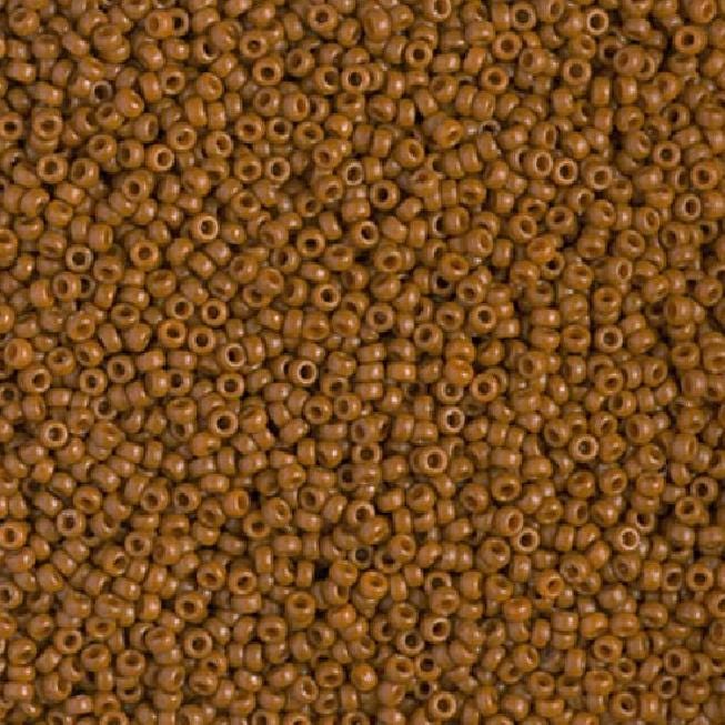 15-4459 Duracoat Dyed Opaque Sienna, Miyuki Seed Bead 15/0