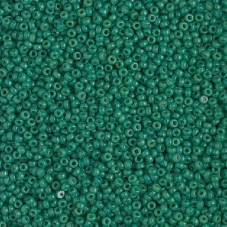 15-4477 Duracoat Dyed Opaque Spruce, Miyuki Seed Bead 15/0