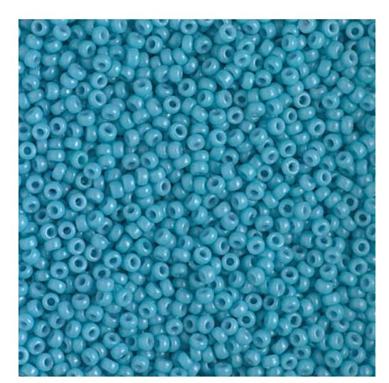 11/0 Duracoat Opaque Nile Blue, Miyuki Seed Bead, 4478-10 grams