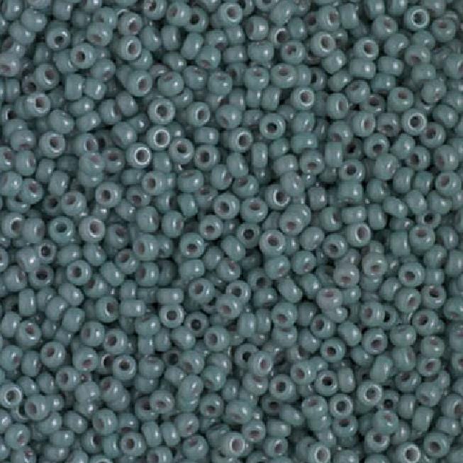 11/0 Duracoat Opaque Eucalyptus, Miyuki Seed Bead, 4481-10 grams