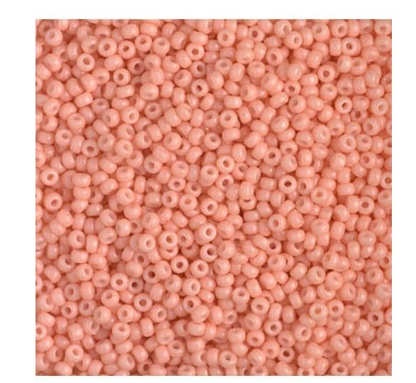 11-4461 Duracoat Dyed Opaque Tea Rose, Miyuki Seed Bead, 11/0