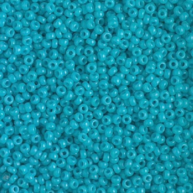 11-4480 Duracoat Dyed Opaque Underwater Blue, Miyuki Seed Bead, 11/0