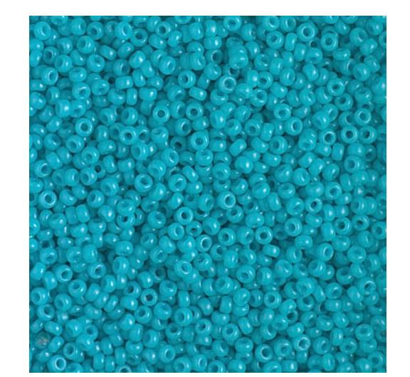 11-4480 Duracoat Dyed Opaque Underwater Blue, Miyuki Seed Bead, 11/0